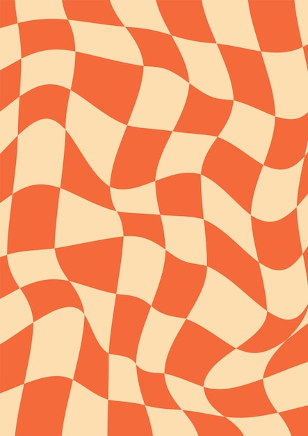 Tablero de ajedrez retro 60s 70s 90s textura vector abstracto geométrico cuadrado fondo azul rojo y verde o amarillo