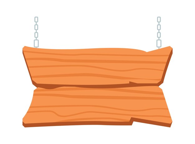 tablero de madera, señal de tráfico, vector, ilustración