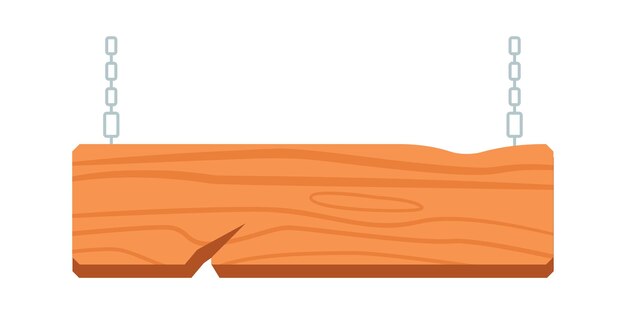 tablero de madera, señal de tráfico, vector, ilustración