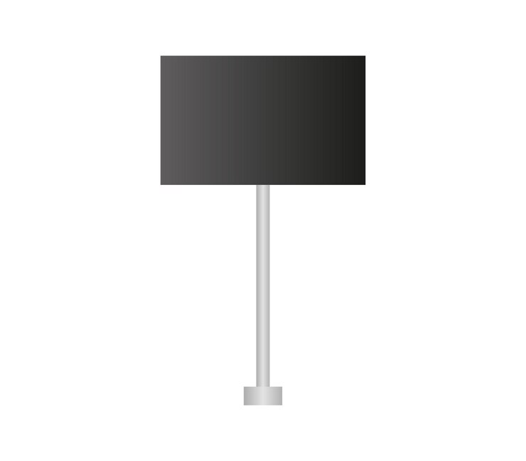 Vector tablero negro ilustrado