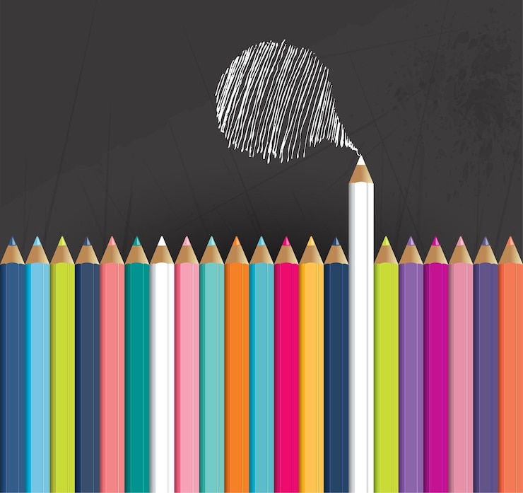 Vector tablero negro con pasteles.