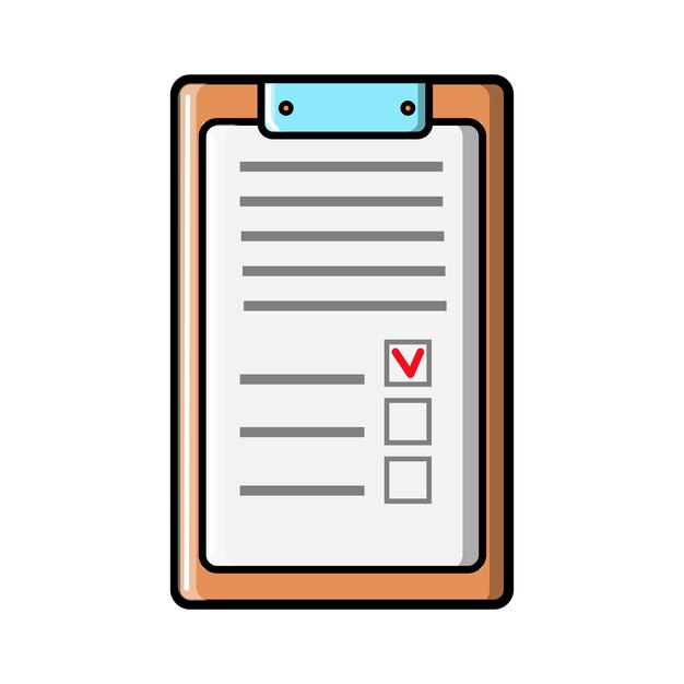 Tableta comercial de papel rectangular para registros con un clip y un bloc de notas médico para recetas