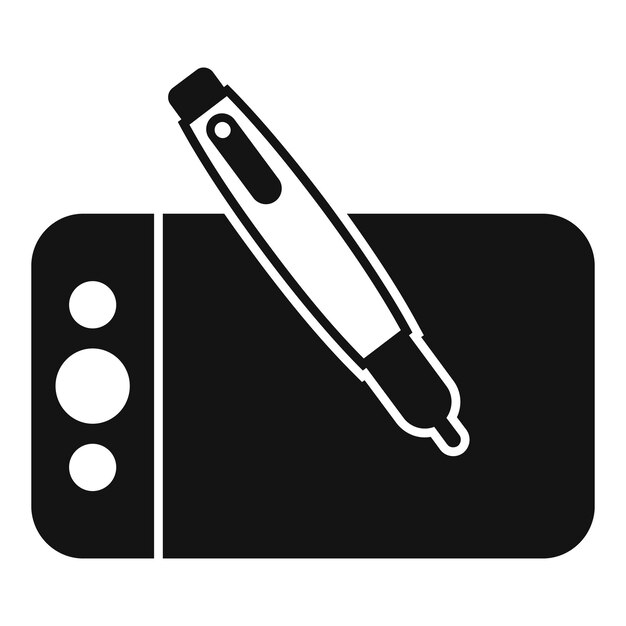 Tableta gráfica con bolígrafo para diseño de edición de dibujos digitales