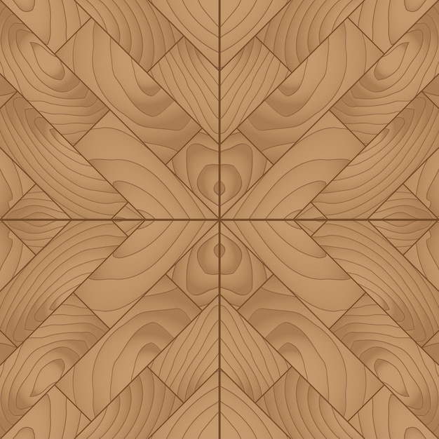 Tablón de madera para la ilustración de vector de piso de parquet