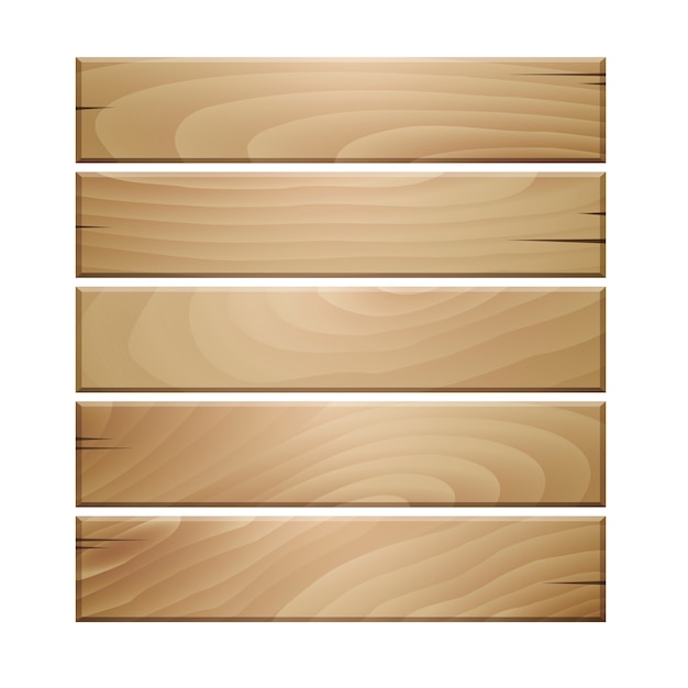 Vector tablones de madera