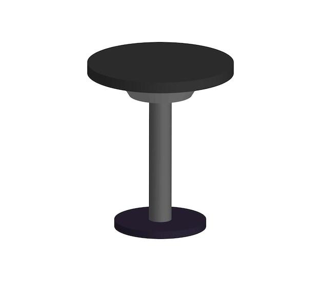 taburete de bar tridimensional