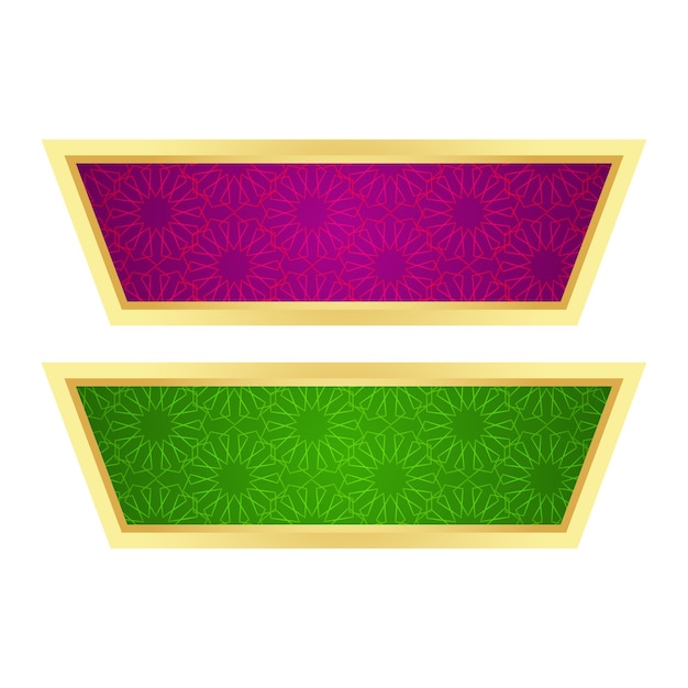 Tailandia patrón de marco retro fronteras exóticas dorado elegante cuadro de texto banner clipart