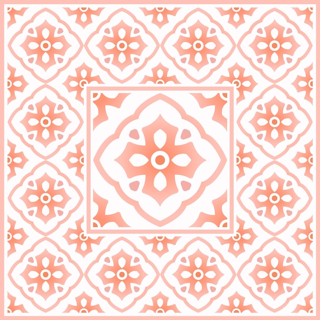 Talavera mexicana, patrón de mosaico vintage, motivos marroquíes con colorido,