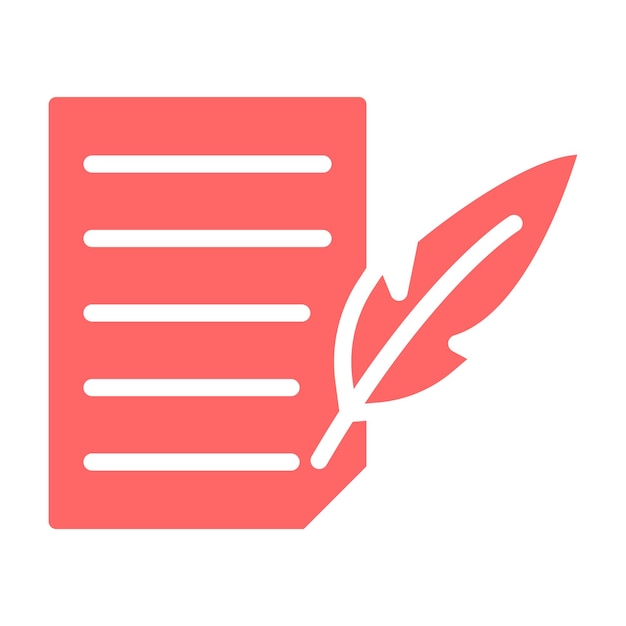 Taller de escritura de diseño vectorial Estilo de icono