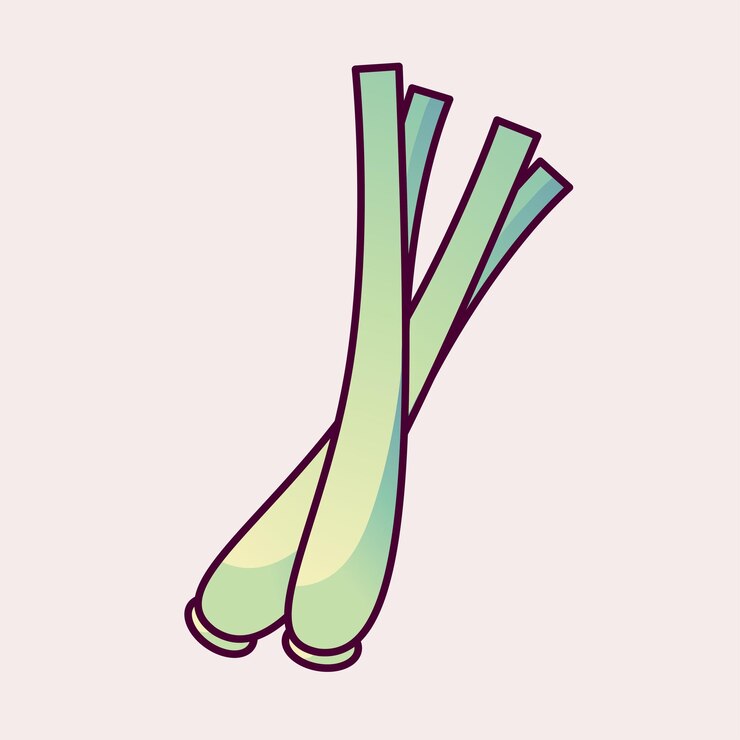 Vector tallos verdes de hierba de limón y rodajas aisladas sobre fondo blanco ilustración vectorial de hierba aromática