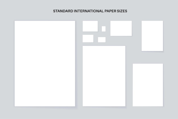 Tamaños de papel internacionales