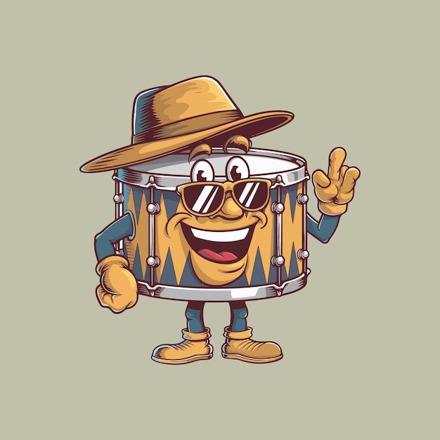 El tambor de dibujos animados Groovy Snare 3