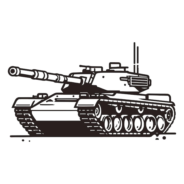 Vector tanque pesado