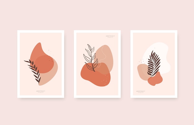 Tarjeta abstracta con plantillas cuadradas abstractas de moda Diseño mínimo Promoción de diseño Vector