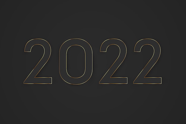Tarjeta de año nuevo 2022