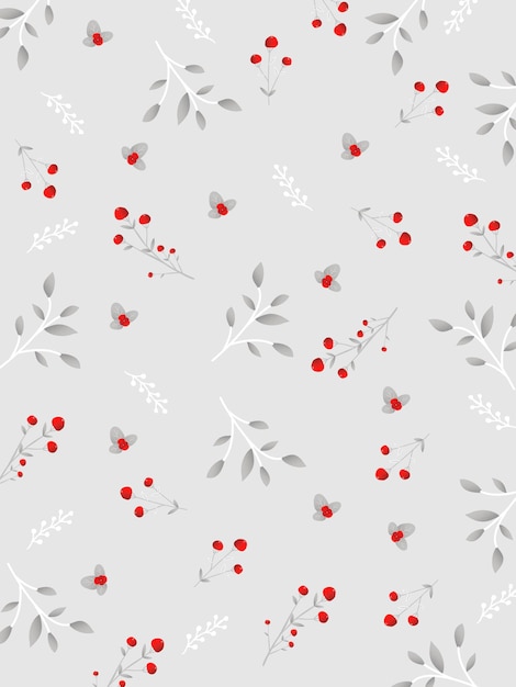 Tarjeta de Año Nuevo 2024 Tarjeta postal de Navidad vectorial con marcos florales ornamentados y fondo