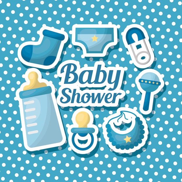 Tarjeta de Baby Shower para el nacimiento de una niña