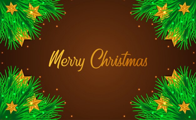 Tarjeta de banner de navidad