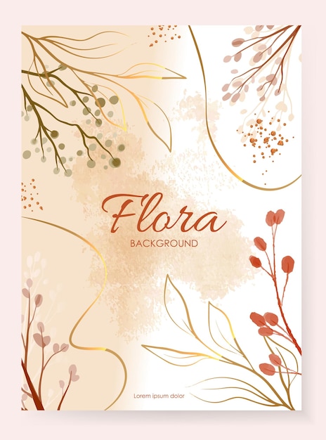 Tarjeta de boda con bordes decorativos florales hermosas flores de orquídea guardar el vector de la fecha hermosa