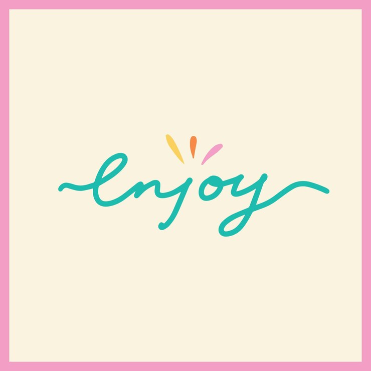 Vector tarjeta de concepto de verano con tipografía de moda y2k diseño de vector vintage maravilloso disfrute de las letras