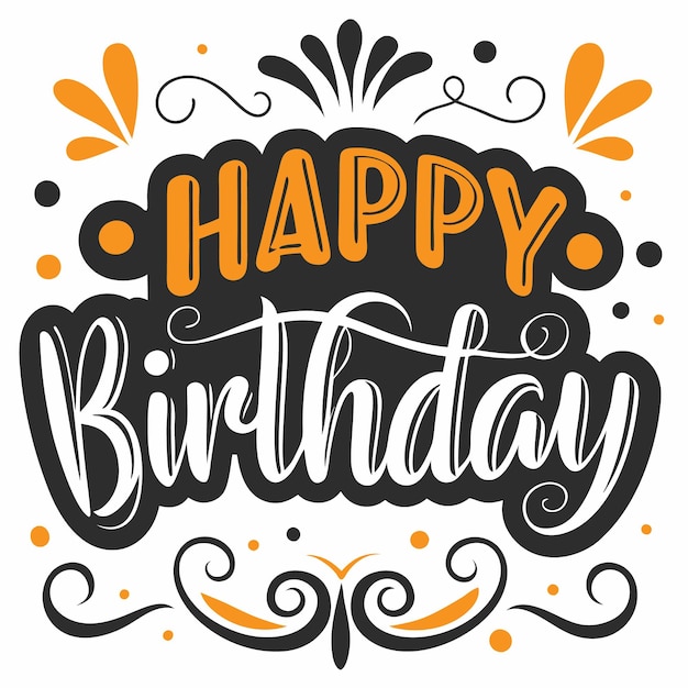 una tarjeta de cumpleaños con un feliz cumpleaños en ella