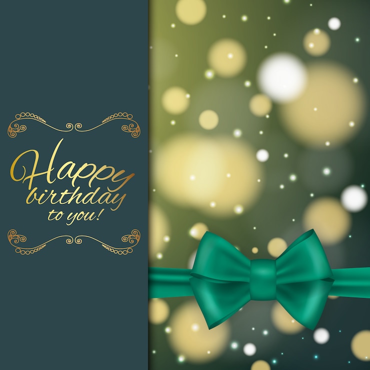 Vector tarjeta de cumpleaños de vector colorido con espacio de texto