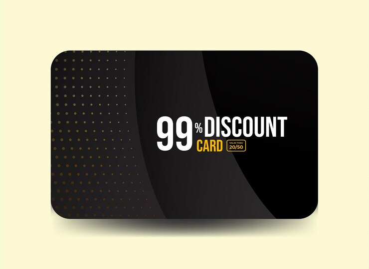 Vector tarjeta de descuento de 99