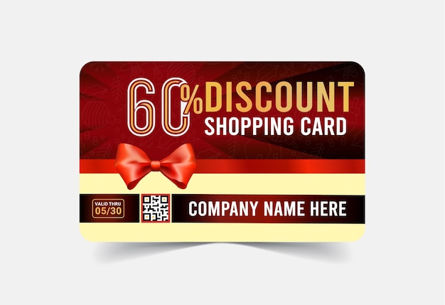 Tarjeta de descuento y tarjeta de compras de descuento Tarjeta de cupón de regalo o tarjeta de grandes ventas