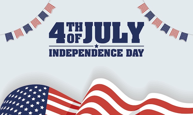 tarjeta del día de la independencia de usa