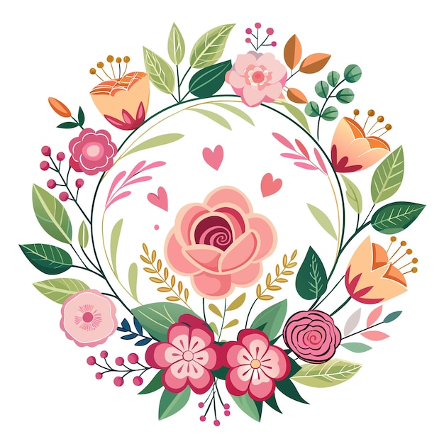 Tarjeta del Día de la Madre con elegantes elementos florales y espacio para expresar mensajes personalizados