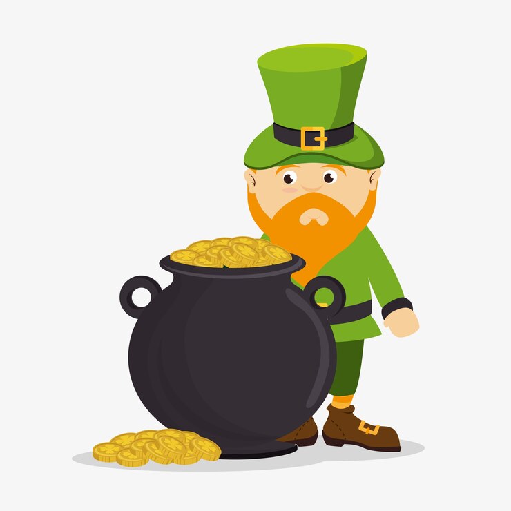 Vector tarjeta de día de san patricio feliz