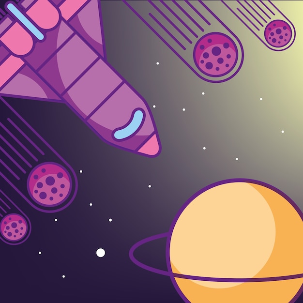 tarjeta espacial galaxia