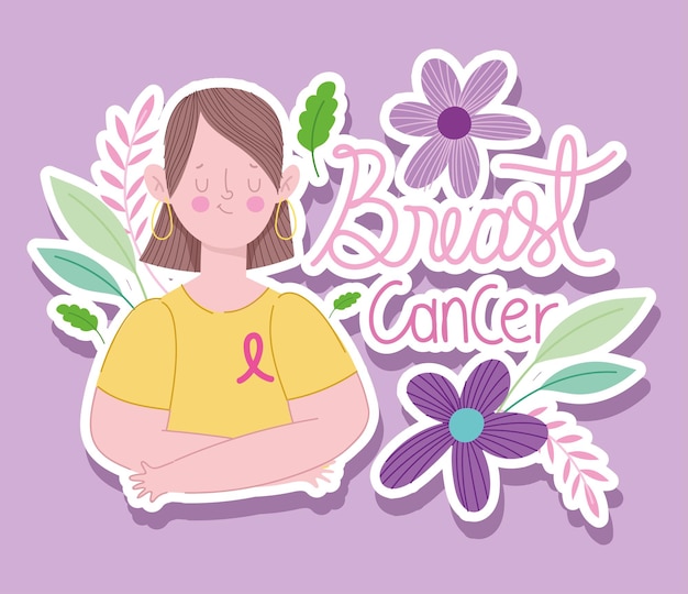 Tarjeta de felicitación de cáncer de mama