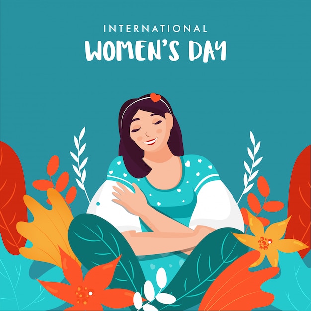 Tarjeta de felicitación del día internacional de la mujer