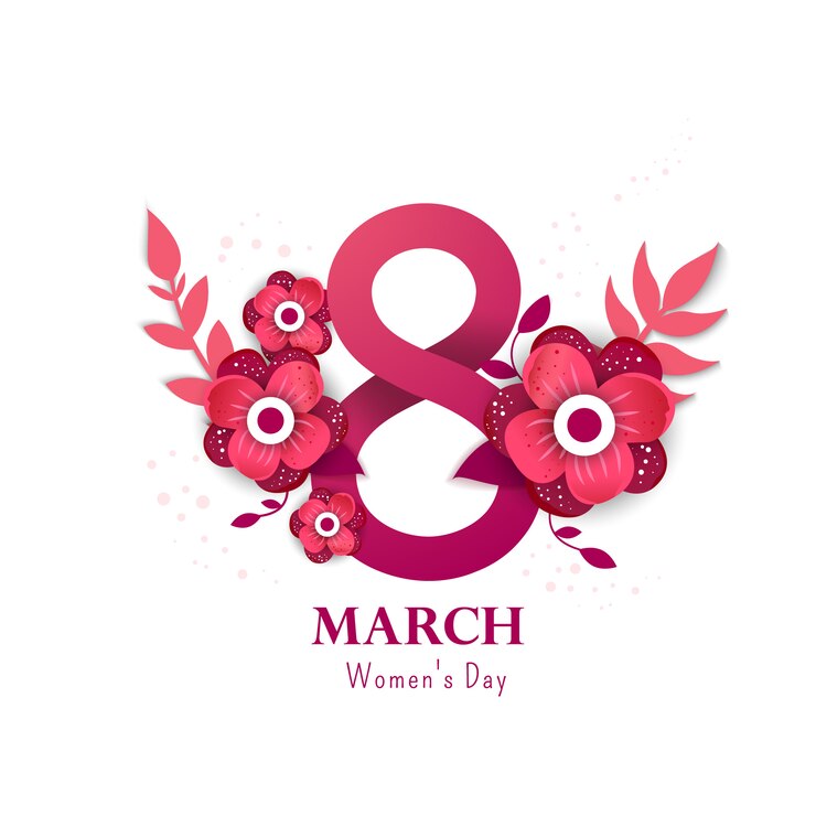 Vector tarjeta de felicitación del día de la madre con flores en flor.