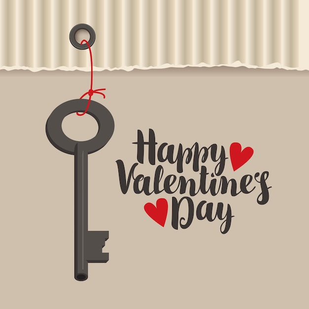 Tarjeta de felicitación del día de San Valentin