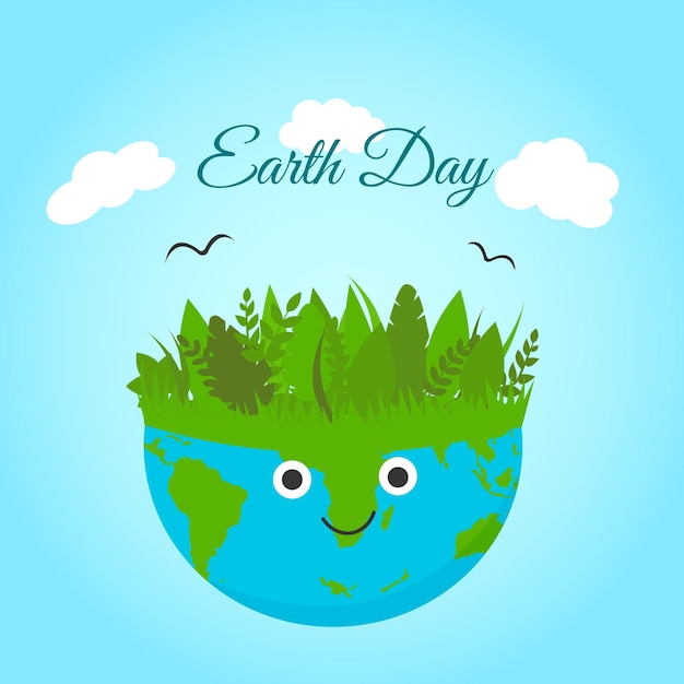 tarjeta de felicitación para el día de la Tierra Día Mundial del Medio Ambiente