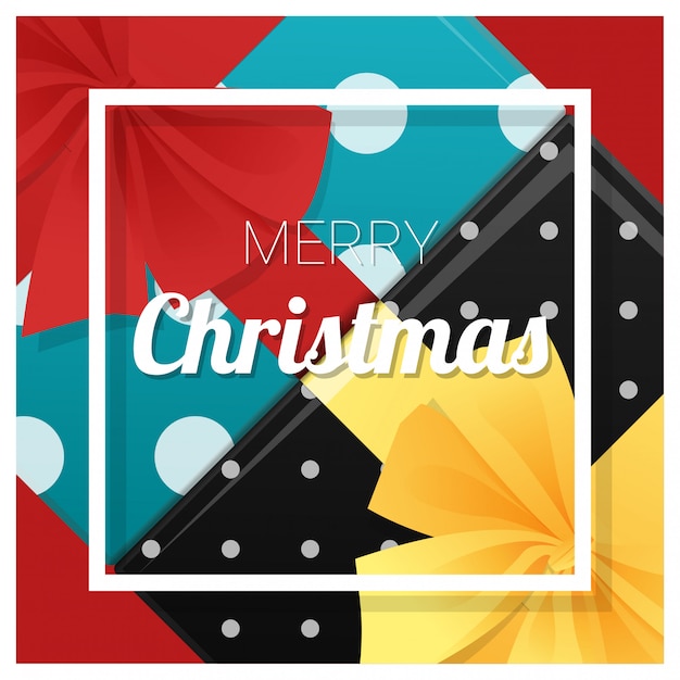 Tarjeta de felicitación de feliz Navidad y próspero año nuevo.