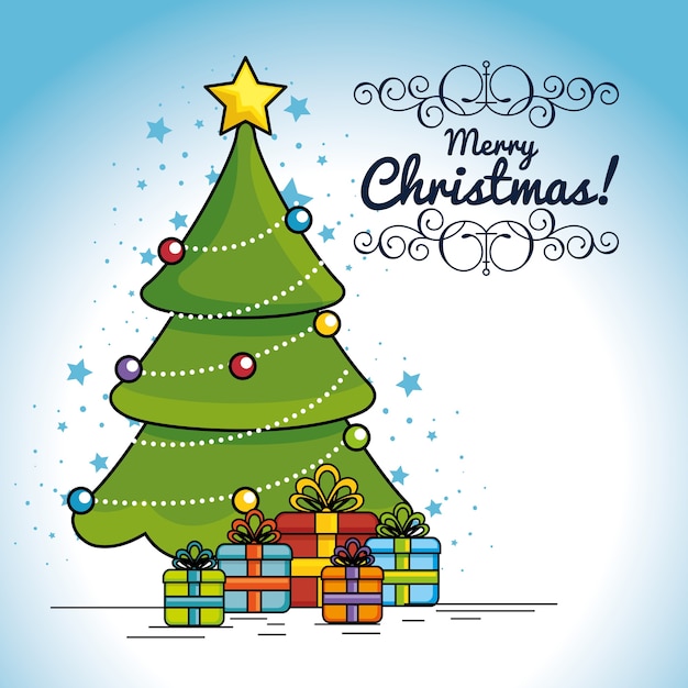 Tarjeta de felicitación de Feliz Navidad