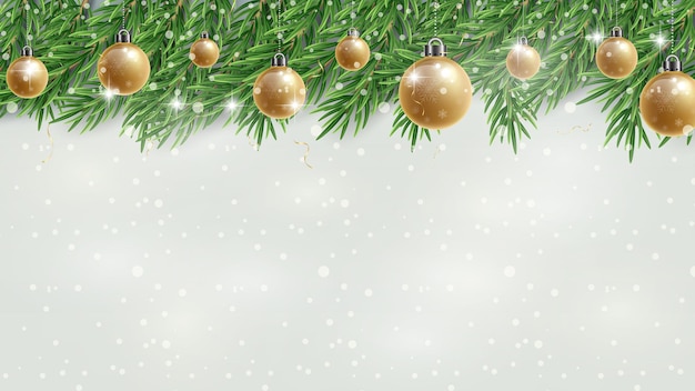 Tarjeta de felicitación de fondo de Navidad y año nuevo