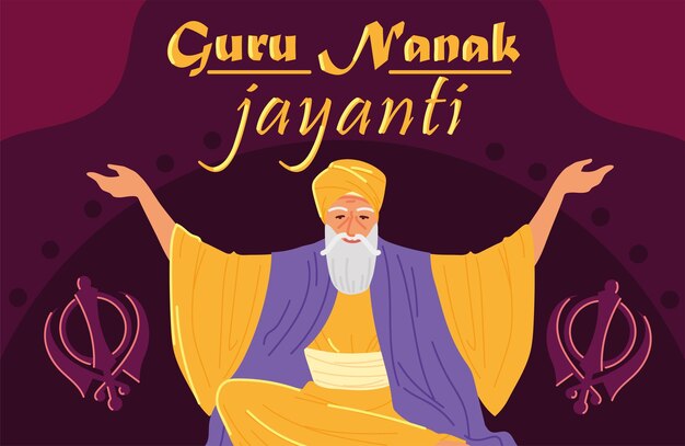 Tarjeta de felicitación Guru Nanak Jayanti