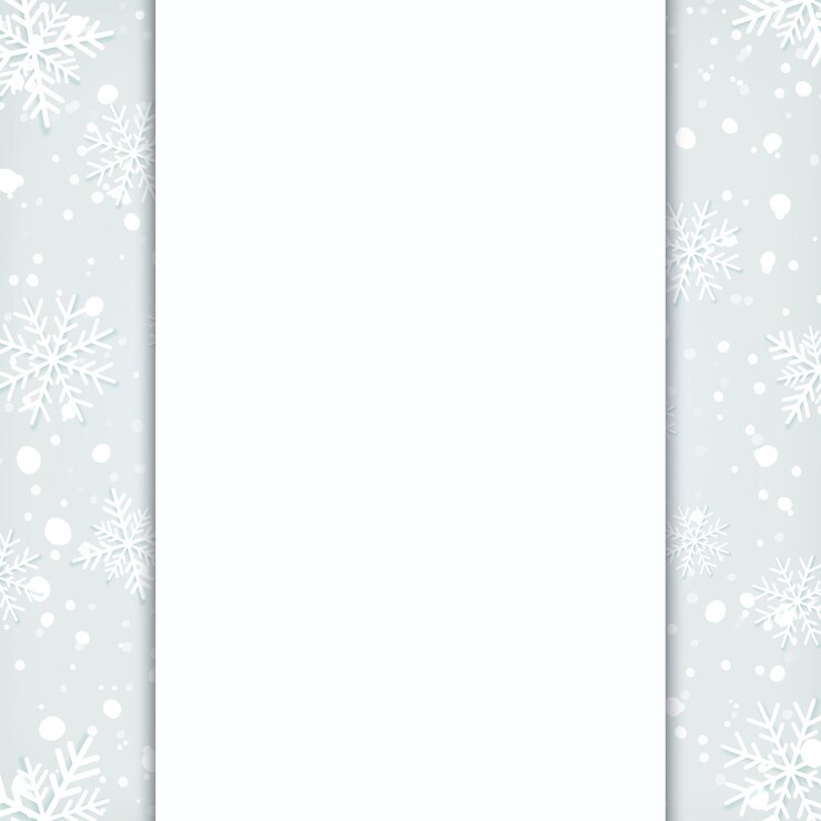 Vector tarjeta de felicitación de navidad en blanco