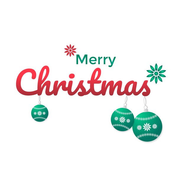 Tarjeta de felicitación de Navidad feliz tarjeta de Navidad bolas de Navidad