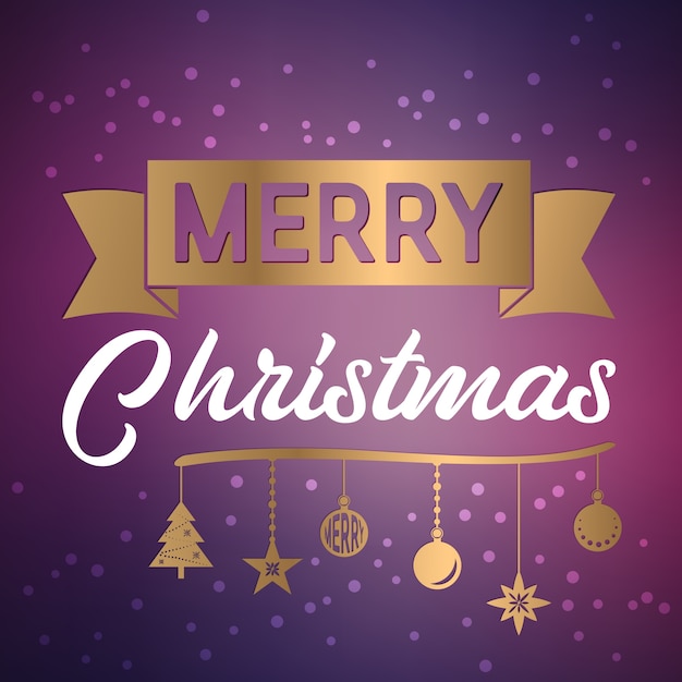 Tarjeta de felicitación de Navidad retro y fondo
