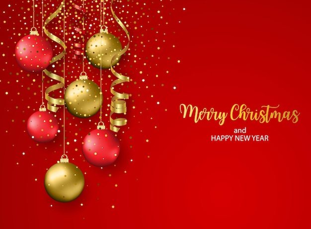 Tarjeta de felicitación de navidad
