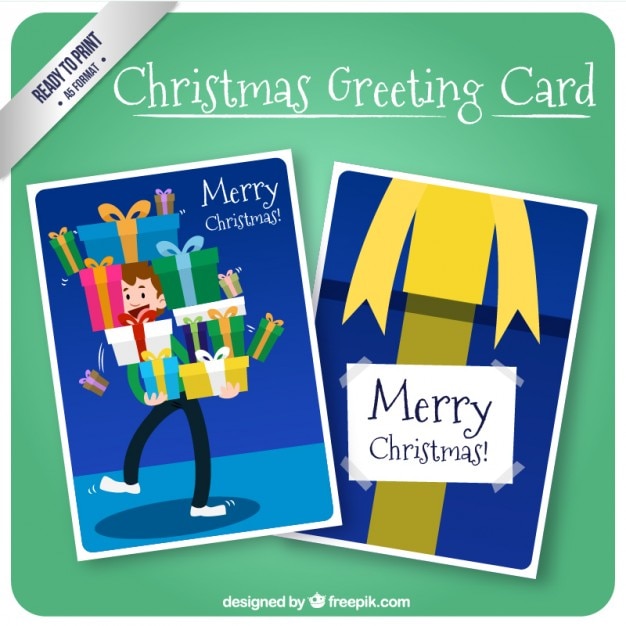 Tarjeta de felicitación de Navidad