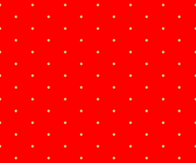 Tarjeta de felicitación de polca de colores rojos con fondo de Año Nuevo