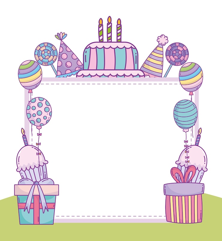 Vector tarjeta de feliz cumpleaños