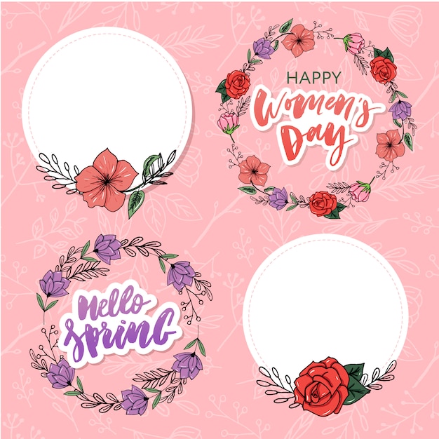 Tarjeta de feliz día de las mujeres