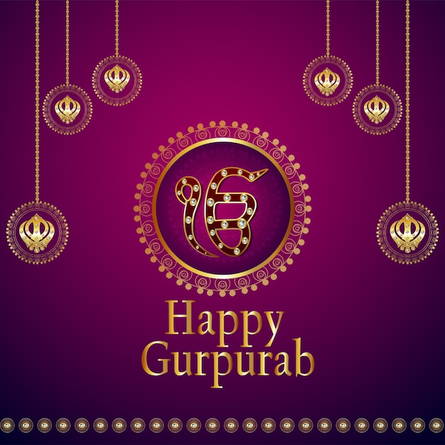 Tarjeta feliz gurpurab